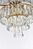 Josephine 20 Inch Round Chandelier In Satin Gold (1060D20SG)