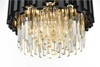Willow 16 Inch Chandelier In Black (3400D16BK)