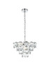 Adaline 16 Inch Chandelier In Chrome (1050D16C)