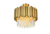 Willow 16 Inch Flush Mount In Satin Gold (3400F16SG)