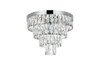 Josephine 18 Inch Flush Mount In Chrome (1060F18C)