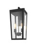 William 10 Inch Outdoor Wall Sconce In Black (OD405W24BK)