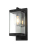Elegant Furniture and Lighting Keaton 6 Inch Outdoor Wall Sconce In Black (OD409W15BK)