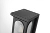 Elegant Furniture and Lighting Sevyn 8 Inch Outdoor Wall Sconce In Black (OD417W14BK)