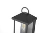 Elegant Furniture and Lighting Neil 6 Inch Outdoor Wall Sconce In Black (OD411W12BK)