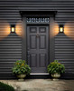 Peter 4 Inch Outdoor Wall Sconce In Black (OD413W11BK)