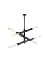 Ari 3-Bar Pendant In Black (2085L3BK)