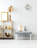 Elegant Furniture and Lighting Adaline 14 Inch Wall Sconce In Chrome (1050W15C)