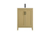 Finnley 24 Inch Single Bathroom Vanity In Honey Brown (VF25124MHB)