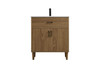 Chandler 30 Inch Single Bathroom Vanity In Walnut Brown (VF25030WB)