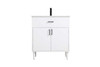 Chandler 30 Inch Single Bathroom Vanity In White (VF25030MWH)