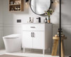 Chandler 30 Inch Single Bathroom Vanity In White (VF25030MWH)