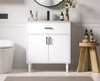 Chandler 30 Inch Single Bathroom Vanity In White (VF25030MWH)