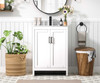 Finnley 24 Inch Single Bathroom Vanity In White (VF25124MWH)