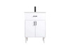 Chandler 24 Inch Single Bathroom Vanity In White (VF25024MWH)