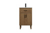 Chandler 20 Inch Single Bathroom Vanity In Walnut Brown (VF25020WB)