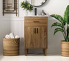 Chandler 20 Inch Single Bathroom Vanity In Walnut Brown (VF25020WB)