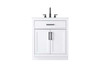 Elegant Furniture and Lighting Alden 30 Inch Single Bathroom Vanity In White (VF29730WH)