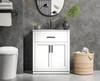 Alden 30 Inch Single Bathroom Vanity In White (VF29730WH)