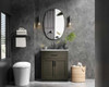 Elegant Furniture and Lighting Alden 30 Inch Single Bathroom Vanity In Mocha Brown (VF29730MMB)