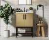 Elegant Furniture and Lighting 24 Inch Single Bathroom Vanity In Honey Brown (VF60724MHB)