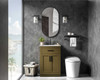 Elegant Furniture and Lighting Alden 24 Inch Single Bathroom Vanity In Chestnut Brown (VF29724MCB)