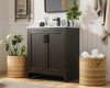 Elegant Furniture and Lighting Finnley 30 Inch Single Bathroom Vanity In Mocha Brown (VF25130MMB)