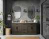 Alden 72 Inch Double Bathroom Vanity In Mocha Brown (VF29772DMMB)