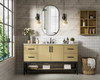 Elegant Furniture and Lighting 60 Inch Single Bathroom Vanity In Honey Brown (VF60760MHB)