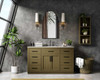 Alden 60 Inch Single Bathroom Vanity In Chestnut Brown  (VF29760MCB)