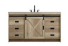 Austin 60 Inch Single Bathroom Vanity In Natural Oak (VF90560NT)