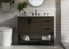 42 Inch Single Bathroom Vanity In Mocha Brown (VF60742MMB)