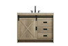 Elegant Furniture and Lighting Austin 42 Inch Single Bathroom Vanity In Natural Oak (VF90542NT)