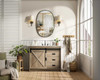 Elegant Furniture and Lighting Austin 42 Inch Single Bathroom Vanity In Natural Oak (VF90542NT)