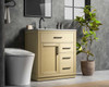 Elegant Furniture and Lighting Alden 32 Inch Single Bathroom Vanity In Honey Brown (VF29732MHB)
