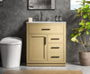 Elegant Furniture and Lighting Alden 32 Inch Single Bathroom Vanity In Honey Brown (VF29732MHB)