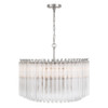 Lofton 7 Light Polished Nickel Chandelier (LOF-5007-PN)