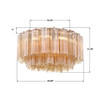Addis 7 Light Aged Brass Flush Mount (ADD-321-AG-AM)