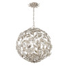 Marselle 6 Light Antique Silver Pendant (MSL-316-SA)