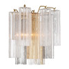 Addis 2 Light Aged Brass Sconce (ADD-303-AG-AU)