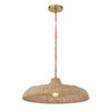 Odessa 1 Light Soft Gold Pendant (ODS-7801-SG)