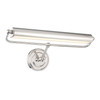 Miller Integrated LED Polished Nickel Picture Light (MLR-202-PN)
