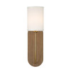 Preston 1 Light Vibrant Gold Sconce (PRE-461-VG-WD)
