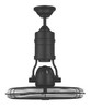 Bellows III 18" 3-Blade Indoor/Outdoor (Damp) Ceiling Fan in Flat Black w/ Flat Black Blades; Not Light Kit Adaptable (BW321FB3)