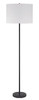 Jones 1 Light Floor Lamp in Flat Black (87010FB-F)