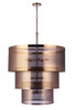 Mesh 12 Light Pendant in Satin Brass (58992-SB)