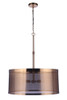 Mesh 4 Light Pendant in Satin Brass (58994-SB)