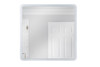 36" x 36" Square Back Lit LED Mirror (Chassis), Defogger & Dimmer, 3000-5000K (MIR3601SQ-W3C)