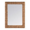 Gloucester 305 in W x 4025 in H Rectangular Woven Wall Mirror, Dark Brown (9757476)