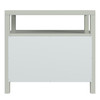 Butler Specialty Company Nora 28 in. W Rectangular 2 Drawer Wide Nightstand with Open Shelf, Green (5732480)